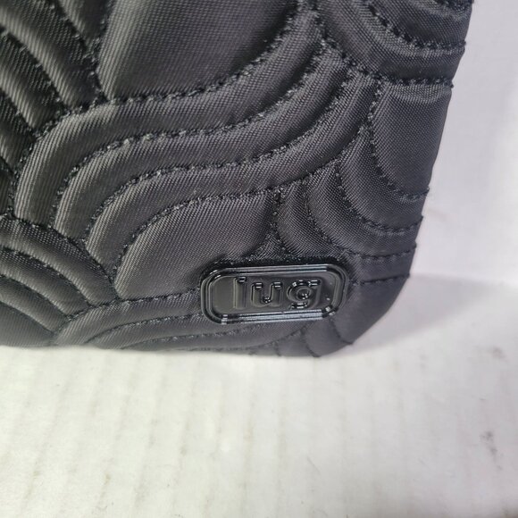 Lug Skipper Black Quilted Multiple Compartment Crossbody Bag - Picture 9 of 9